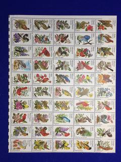 USA Twenty Cent State Bird & Flower Stamp Collection.