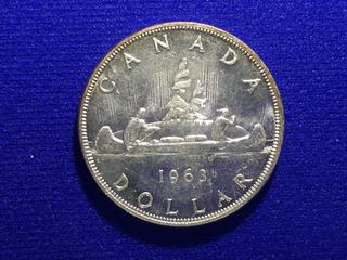 1963 Canada Silver Dollar.