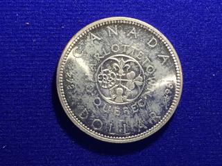 1964 Canada Silver Dollar "Confederation Conferences".