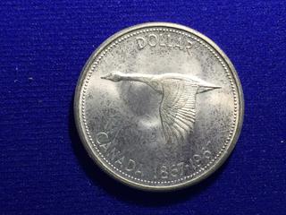 1967 Canada Silver Dollar "Canada Centennial".