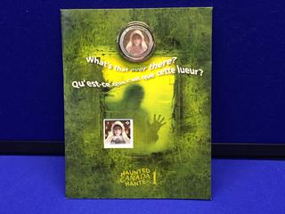 Haunted Canada Twenty-Five Cents Coin & Stamp Collection.