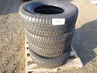 (4) Goodyear Wrangler P265/70R17 Tires, 90% Life