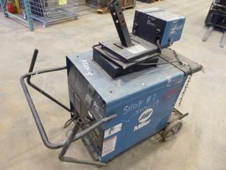 Miller CP-302 Welder c/w Miller S-22A 24 Volt Wire Feeder, SN KJ048775 (EAST WALL)