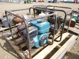 (1) 3 In. Makita EWS20TR Discharge Pump, (1) 3 In. Ivac NP-3T Discharge Pump *Note: Working Condition Unknown* (Row 3)
