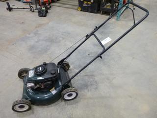 Craftsman  Gas Walk Behind Mower, 21 In. Blade, 6 HP *Note: Oil Leak*  (East Side Wearhouse)