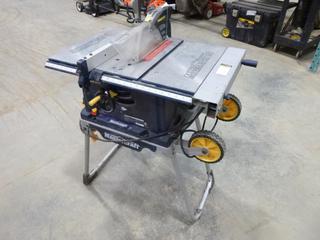 Mastercraft 10 In. Table Saw w/ Laser line and Collapsible Legs (K-3-2)
