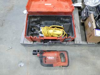 Hilti DD-EC-1, Diamond Core Drilling Tool for Concrete, Masonry, Stone,  120 V, 1350 W,  SN 27829908037823HH, c/w Remote, Owners Manual and Case (D2)