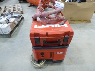 Hilti DD-EC-1, Diamond Core Drilling Tool and Hilti DD REC-1, Water Recycling Unit, Mounted on Hand Cart, c/w Remote, Owners Manual and Cases (M-1-1)