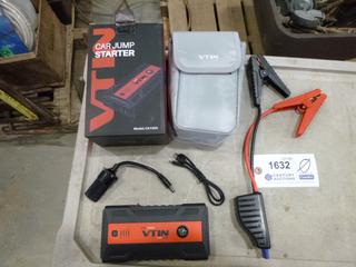 Unused Vtin Technology Car Jump Starter, Part VNCA130ABC/w Carrying Bag and Instructions (D-2)