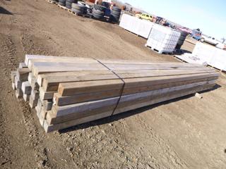 Qty of 4 In. x 4 In. x 16 Ft. Lumber