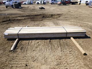 Qty of 2 In. x 4 In. x 12 Ft. Lumber (Row 4)