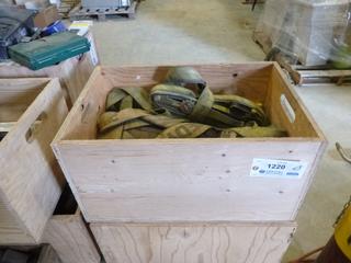 Crates of Ratchet Straps, 1 1/2 In., 2 In., 3 In. (O-3-3)