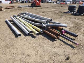 4 In. Drill Stems, 6 In. Pipe and 5 In. Hose (Unknown Length) (Row 1)