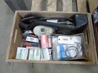 Box of Gaskets, Bearings, Oil (P-2-2) Filters, Fuel Filters, Hoses, Water Pump and Gauge, Seal (P-2-2)