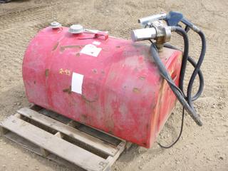 Tidy Tank, C/w Pump and Nozzle  , 29 In. x 47 In. x 25 In. (NORTH FENCE)