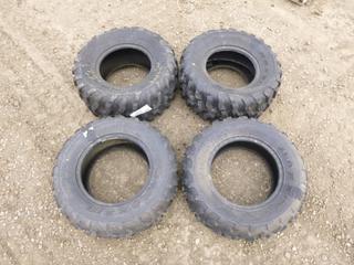 (2) Maxis ATV Tires , Size AT 24/10-11, (2)  Maxis ATV Tires Size AT 24/8-12