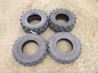 (2) Carlisle ATV Tires, Size AT 24x9-11, (2) Carlisle ATV Tires, Size AT 23x8-11