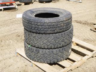 (2) Goodyear Wrangler Duratrac Tires, Size 275/70R18, (1) Rough Rider Radial A/P Tire, Size 265/75R16