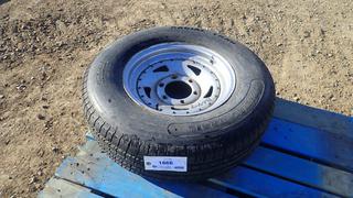 Radial Tire ST 225/75R15, w/ 6 Bolt Rim