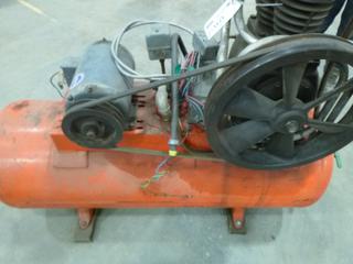 DevilBiss Air Compressor, 14.8 A, 208-230/460 V 80 Gal., 900 Max. RPM at 175 PSI, 5 HP Motor, Model TAP-5050 *Note: Working Condition Unknown* (Row 4)