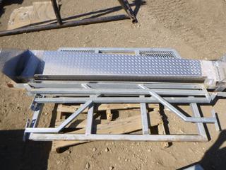 6 FT - 10 1/2 In. Box Rails, 5 Ft. - 10 In. Headache Rack, 6Ft - 10 1/4 In. Diamond Plate Running Boards (Row 5 by Ramp)