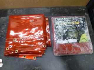 (2) Unused Tillman 6 Ft. x 8 Ft. Welding Curtin (B-1)