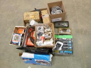 Qty of Assorted Fuel Pumps, Oil Filters, Hoop II Carstep, (2) Winter Front Covers, CAT Accessories, Deluxe Compressor Tester, Superior Flaring Tool, Misc. John Deere Parts and More (J-5-3)