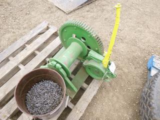 Heavy Duty Hand Crank w/ Hand Brake and Pail of Nails (Row 4)