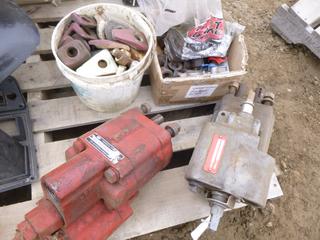 (2) Hydraulic Dump Pump w/ Qty of Nuts and Misc. (NORTH FENCE)