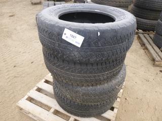 (4) Bridgestone Dueler AT 265/65R18 Tires, 3 at 40%, 1 Tire No Good