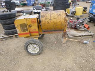 Monarch Industries Mortar Mixer Trailer, Model 6SRE w/ 6.5 HP Powerfist Motor (Row 4)