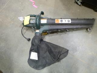 Yard Works Electric Blower/Vac, with Bag and Leaf Collection System, SN 5081747-F (D2)