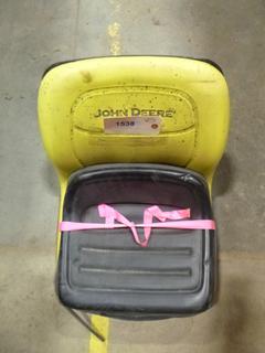 John Deere Lawn Tractor Seat, and Small Seat (East Fence)