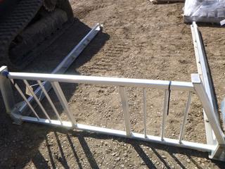 Aluminum Headache Rack, 8 Ft. 5 1/2 In . X 75 In. 26 In. (Row 5)