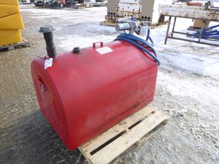 Tidy Tank, Model 4-389, 590 L. Capacity, C/w GPI M-150S Fuel Transfer Pump (Row 2)