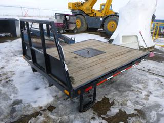 Truck Deck w/ Ball Hitch and Back Hitch For Ford 350-550 and Dodge 3500-5500, 9 Ft. x 7 Ft. 9 In. (North Fence)