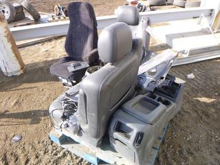 (2) 2004 GM Seats with Center Console, (1) Misc. Truck Seat, Qty of Small Vehicle Hardware (Row 5)