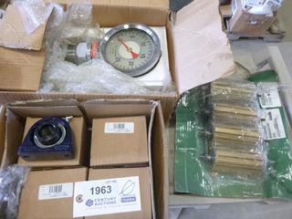 Pressure Pump Gauge 25000 KPA, (4) Power RH-250 Resistors, (4) Timkin Pillow Blocks (C2)