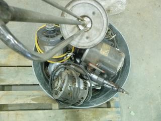 Bucket of AC Motors w/ Water Powered Mixer (L-5-1)