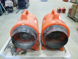 (2) Allegro Industrial Fans (K-4-3)