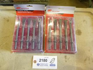 (2) Unused 5 Pc Chisel Set, 0.401 Shank (G-1)