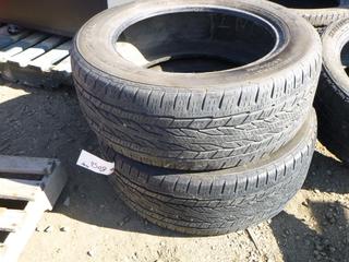 (2) Continental Tires, Size P275/55R20, (1) Bridgestone Tire, Size P285/45R22, (1) Michelin Tire, Size P275/65R18, (1) Firestone Tire, Size LT275/702/R18