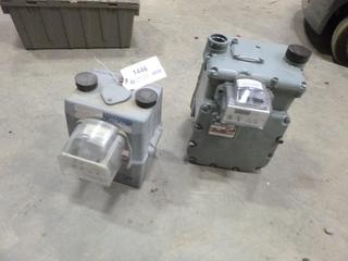 (2) Schlumberger Honeywell Gas Meters (Row 3)