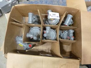 (7) Schlumberger Itron Gas Pressure Regulators (NORTH FENCE)