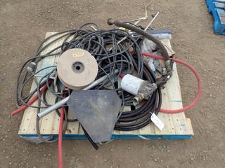 Qty of Air Hoses, Extension Cords and Assorted Auto Parts (Row 5)