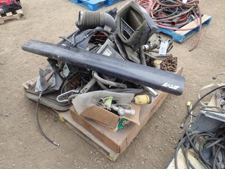 Qty of Assorted Auto Parts, Mats, Lights, Extension Cords, Mud Tires and More (NORTH FENCE)