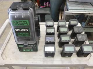 MSA Galaxy Automated Test System c/w 12 G450 Multi Gas Detectors (G2)