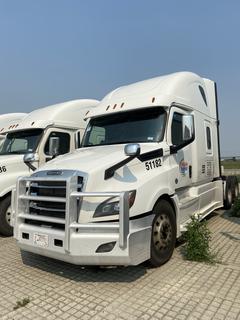 2019 Freightliner New Cascadia Truck Tractor 6X4 Drive c/w Detroit DD15 14.8L Engine, Auto Trans, Air & Hydraulic Brakes, 126" Sleeper Cab, Showing 963,810 KMS, Unit # 51182, VIN 3AKJHHDR8KSJX9326.