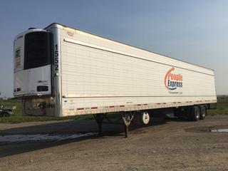 2017 Wabash 53' T/A Refrigerated Van Trailer c/w Thermo King Reefer, Unit # 1552, VIN 1JJV532B2HL016175.