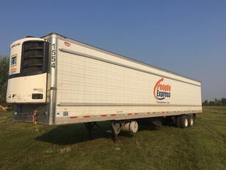 2017 Wabash 53' T/A Refrigerated Van Trailer c/w Thermo King Reefer, Unit # 1554, VIN 1JJV532B7HL016172.